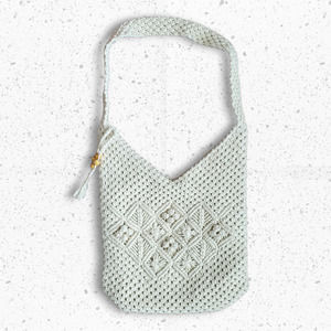 VTG Early Y2k Rope Crochet Crossbody Bag by No Boundaries